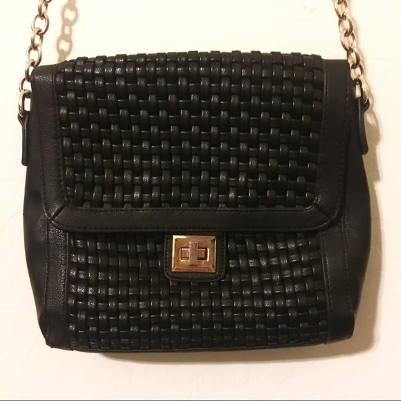 Black Vegan CrossHatch Purse. π€ - Picture 2 of 8
